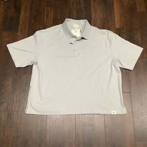 Calvin Klein Jeans Relaxed Fit Polo Shirt in Mirage Gray